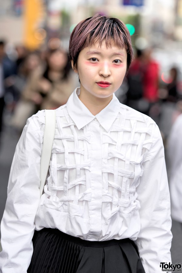 Tokyo Bopper Bows Backpack, Cleana Skirt & Platform Shoes in Harajuku