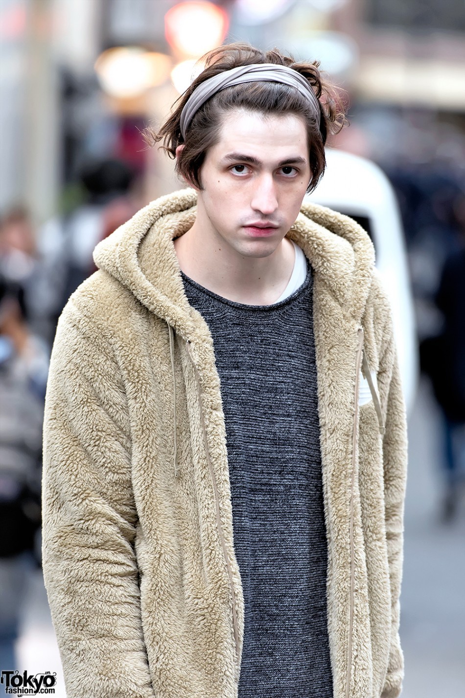 Electronic Musician Porter Robinson & Brother in Harajuku in Raf Simons