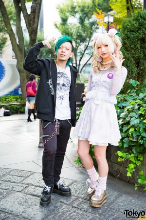 Candye Syrup Harajuku Staff w/ Green Hair, Swankiss, Jouetie, Ank Rouge ...