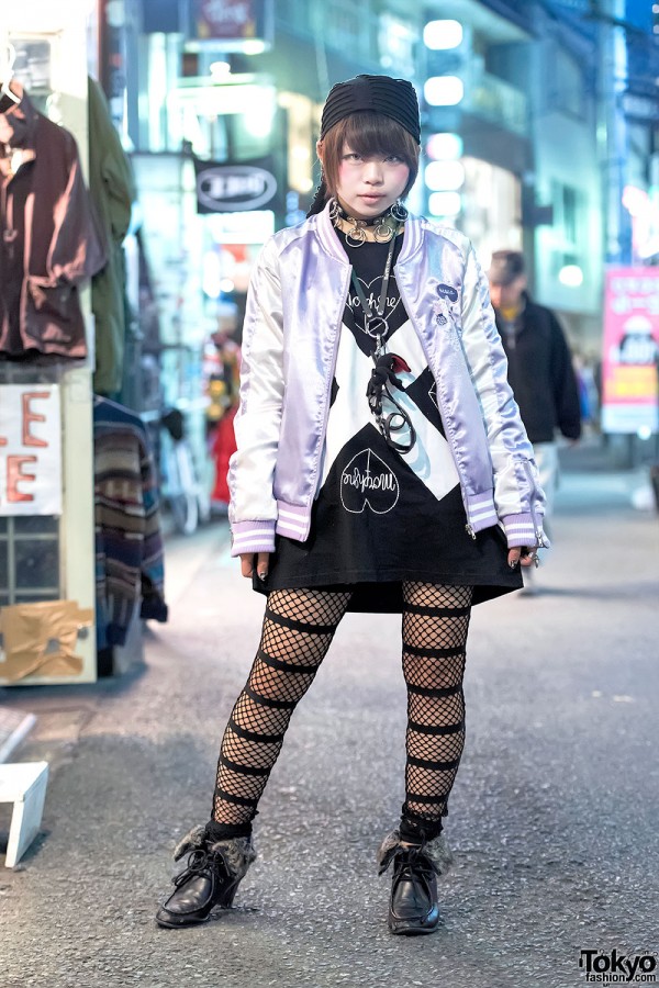 Harajuku Girl in Hyper Core Sukajan, Morph8ne & Vivienne Westwood