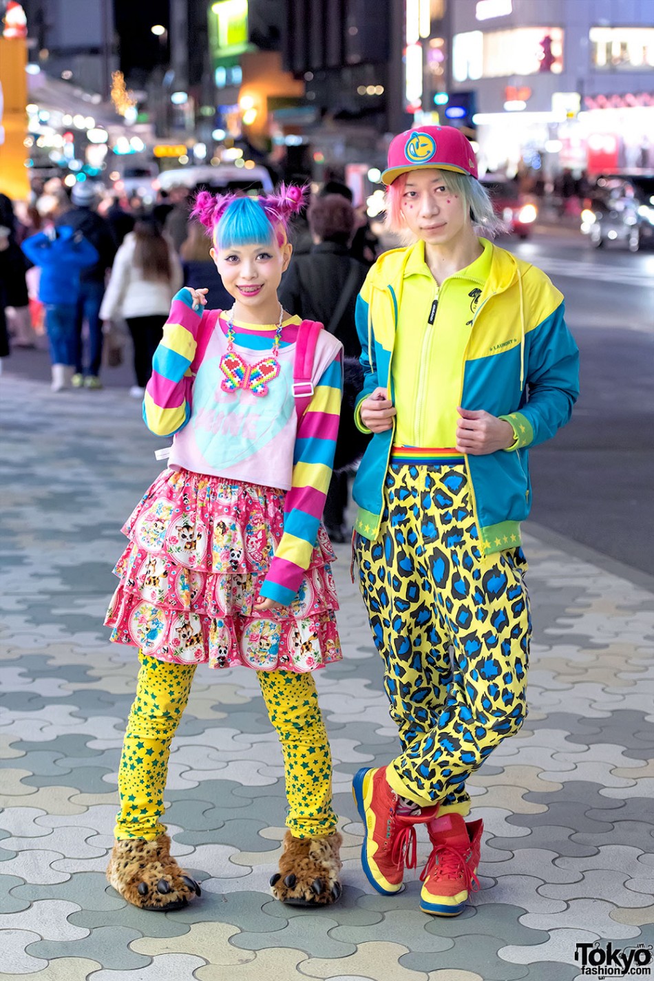 Haruka Kurebayashi & Junnyan’s Colorful Harajuku Street Fashion – Tokyo ...