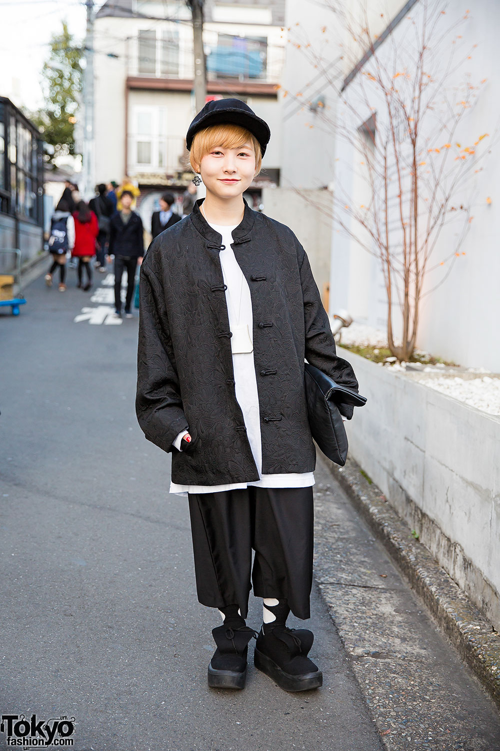 Harajuku Girl in Tang Jacket, Monomania Pants, Tokyo Bopper Shoes ...