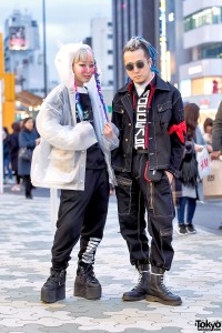 Michiko London Inflatable Cat Jacket & Yohji Yamamoto Boots in Harajuku ...