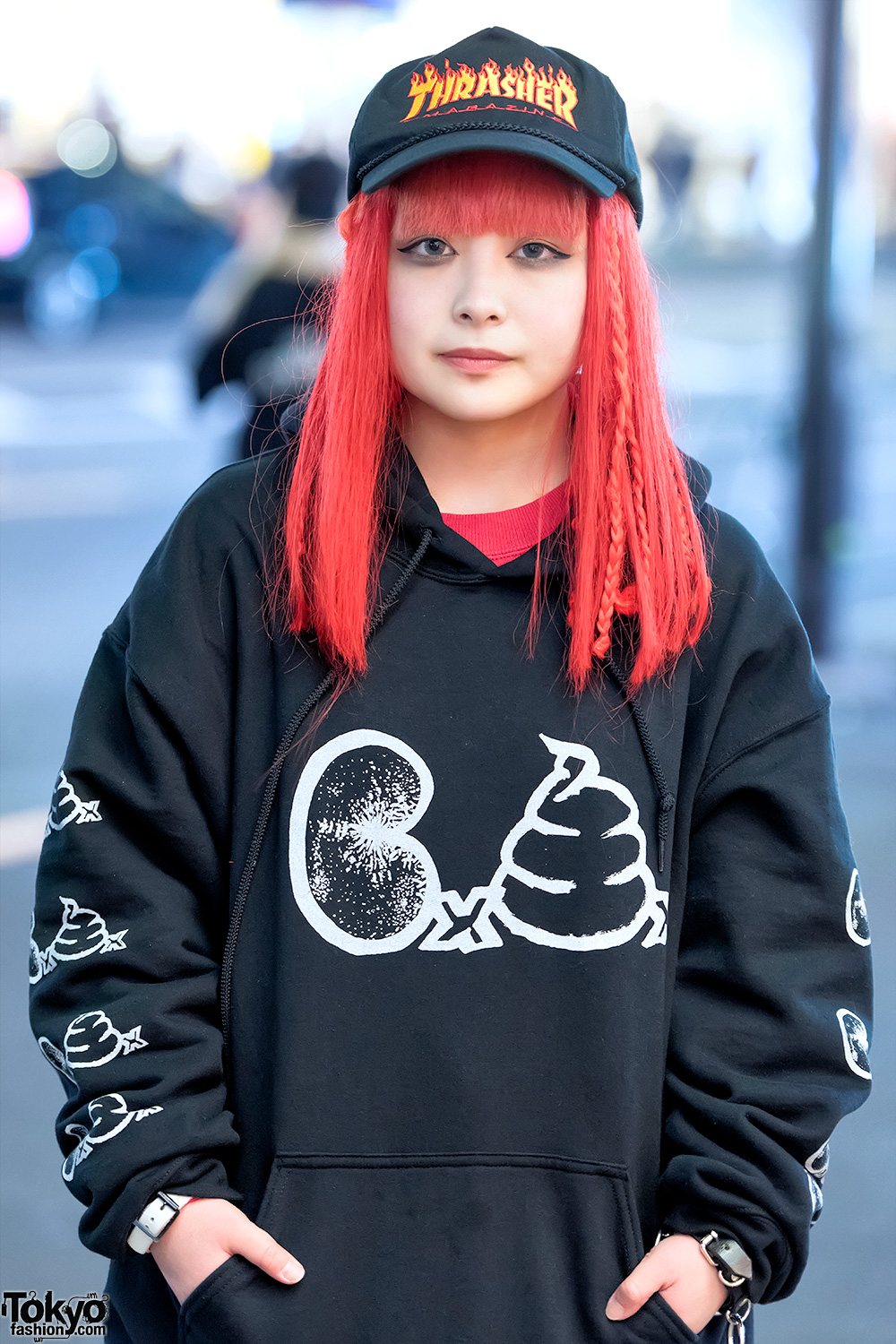 Crust Punk Skirt, Hentaiworks Backpack & Punk Do Hoodie in Harajuku – Tokyo  Fashion