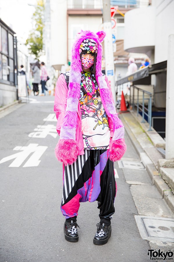 Harajuku Decora Girl in Colorful Street Style w/ Super Lovers & Project C.K.