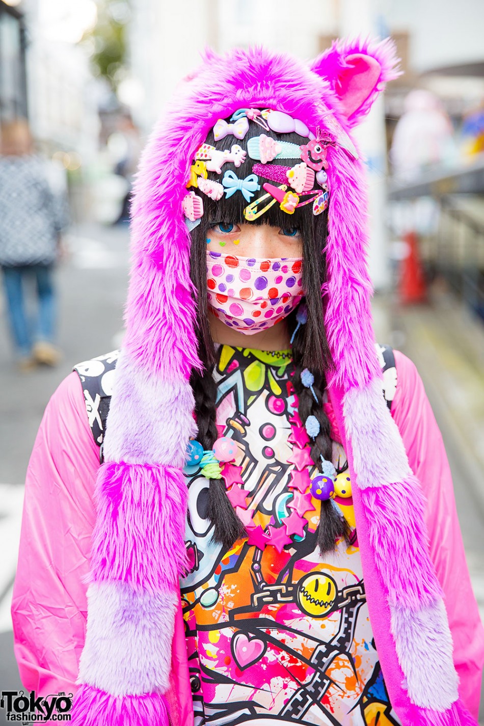 Harajuku Decora Girl in Colorful Street Style w/ Super Lovers & Project ...