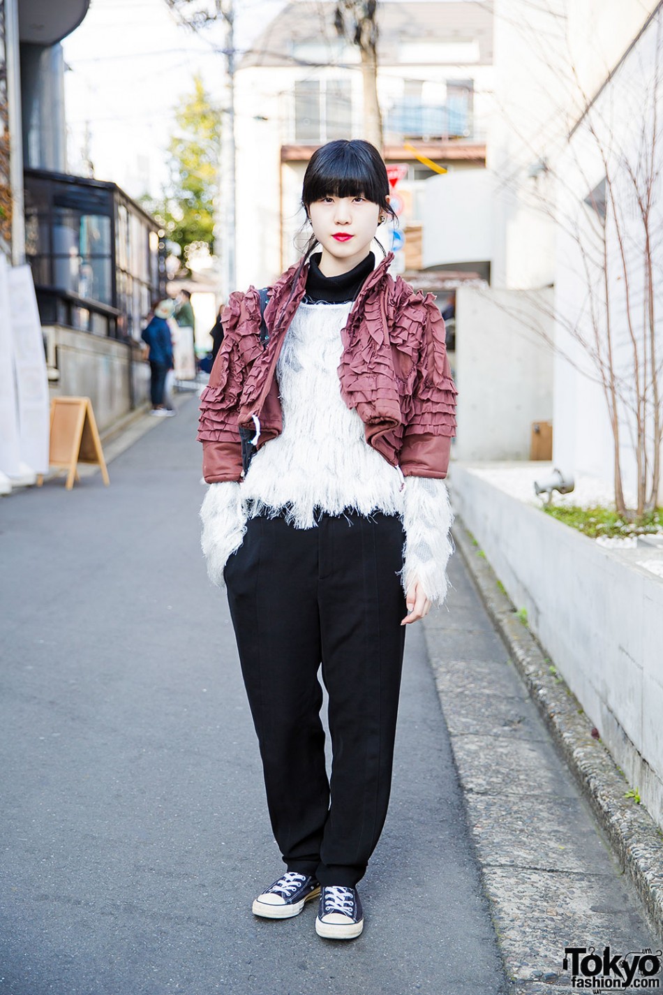 Comme des Garcons Ruffle Jacket, Alexander Wang, Opening Ceremony Bag ...