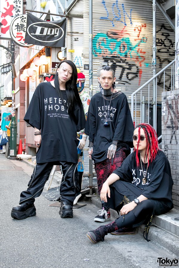 Heterophobia x Dog Harajuku Fashion w/ Juvenile Hall Rollcall, HOSOI & Demonia