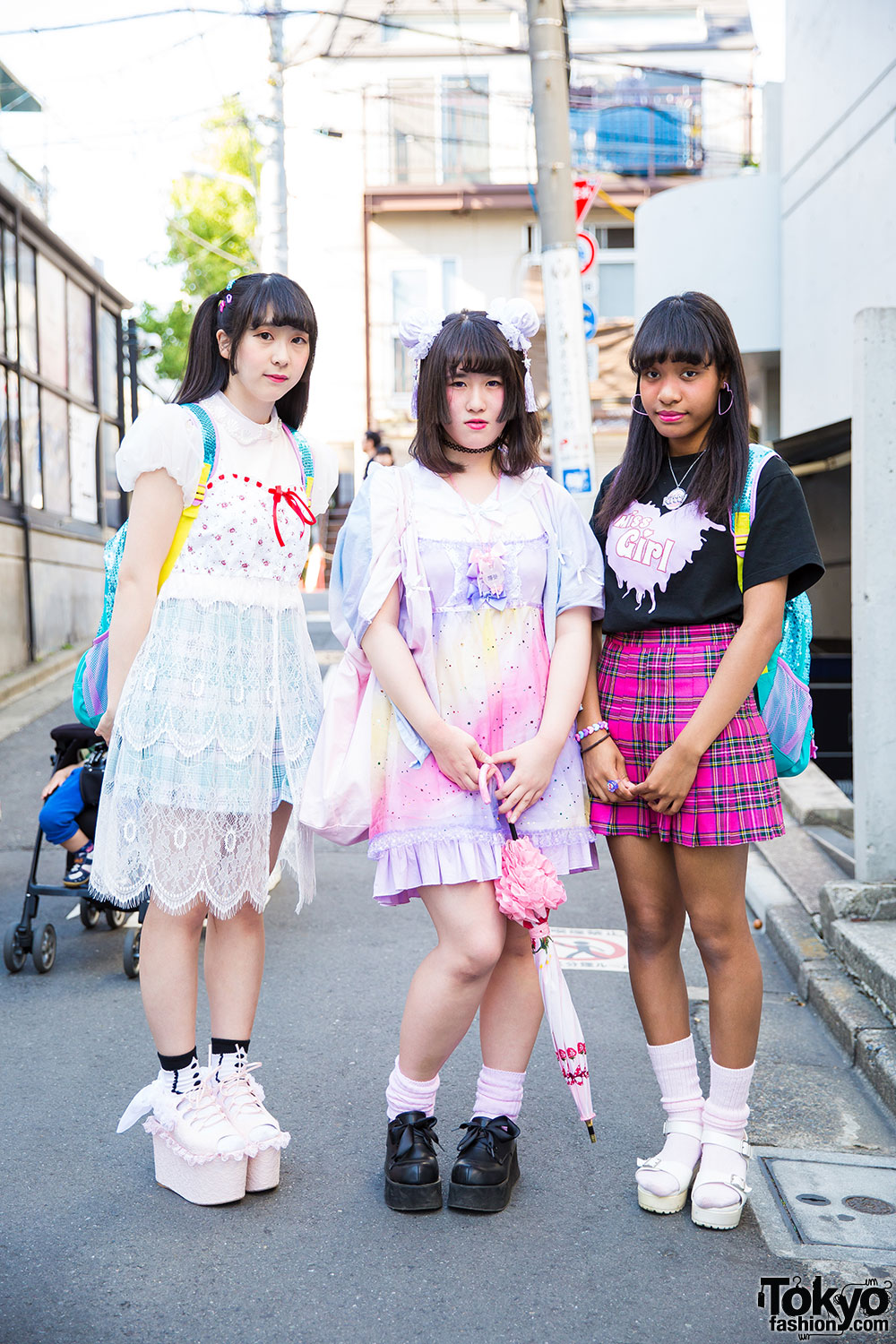 Harajuku Girls in Kawaii Fashion by Peco Club, Bubbles, Nile Perch