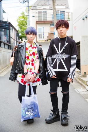 Harajuku Guys in Milky Boy, Long Clothing, Candy Stripper, Uniqlo ...