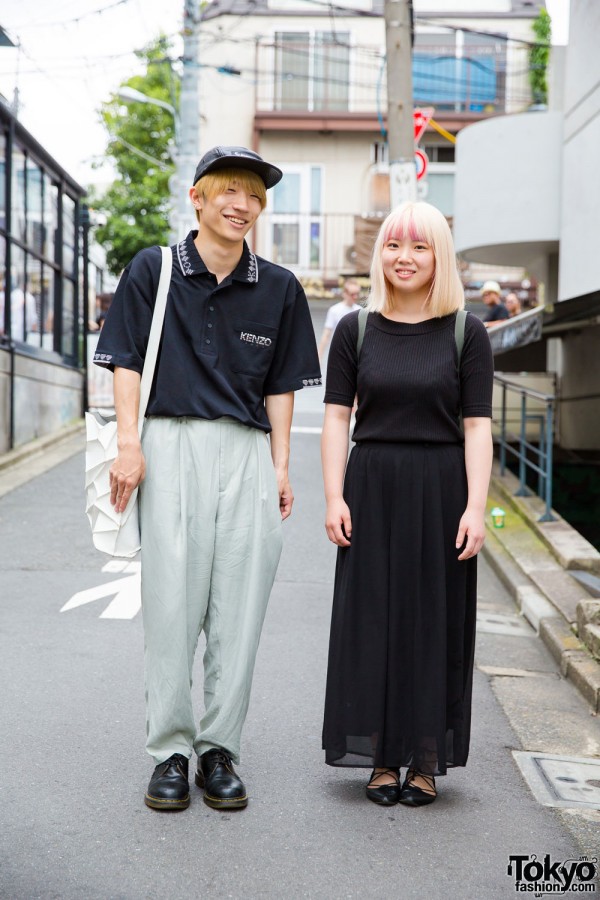 Harajuku Duo in Minimalist Street Styles w/ Kenzo, Studious & Lowrys Farm