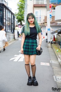 harajuku xu plaid