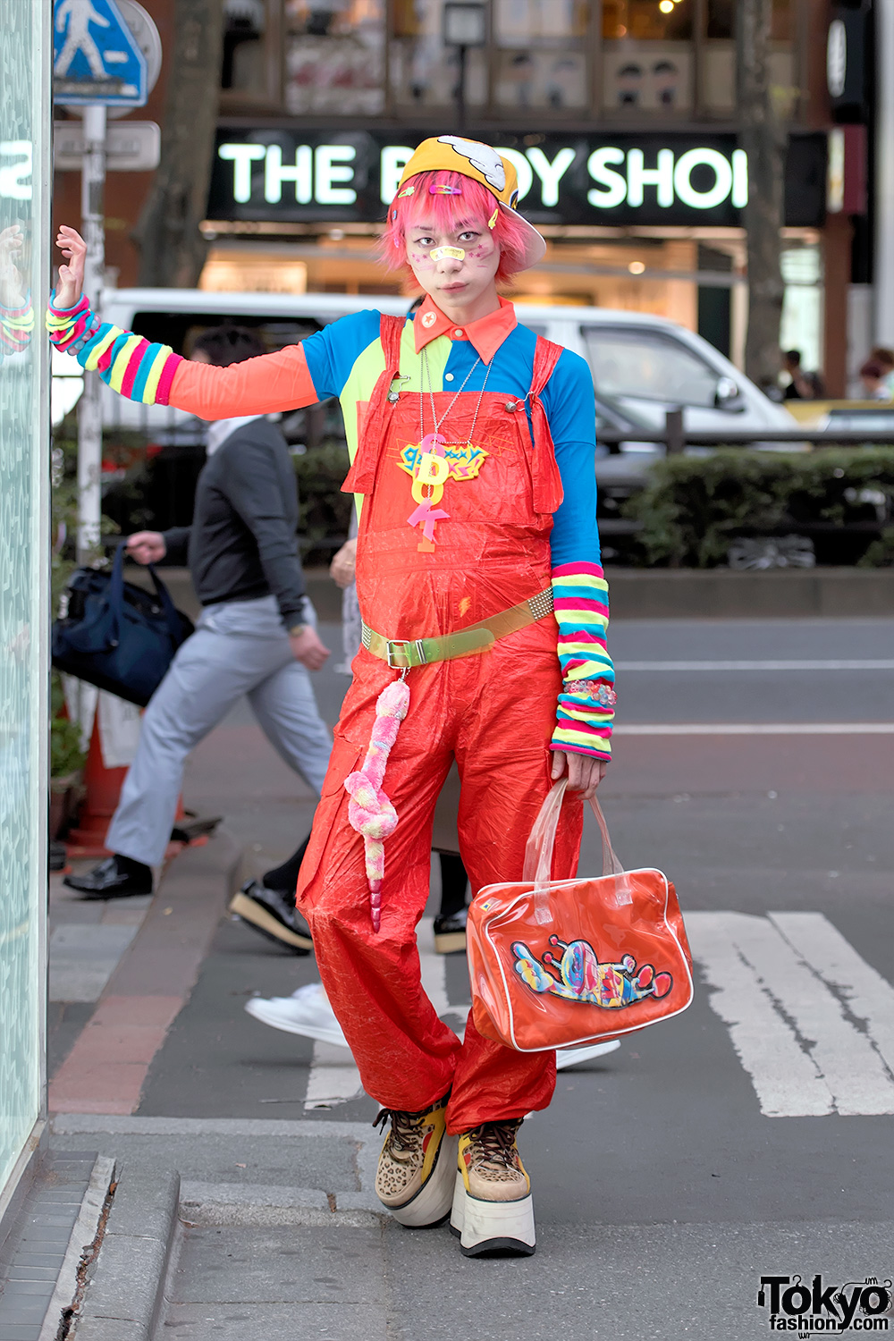 Harajuku Fashion Walk Organizer Junnyan Wearing W< by Walter Van 