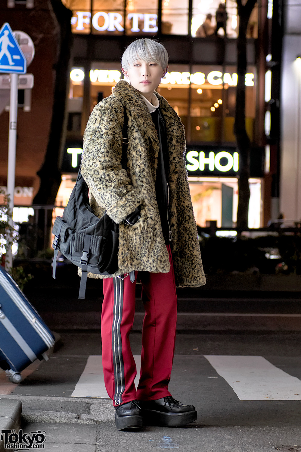 Harajuku Guy w/ Pastel Hair, Faux Fur, Another Youth, Chanel & Yosuke  Creepers – Tokyo Fashion