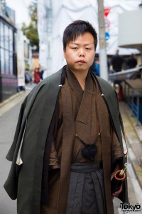 Traditional Japanese Fashion & Tengu Geta Sandals in Harajuku – Tokyo ...