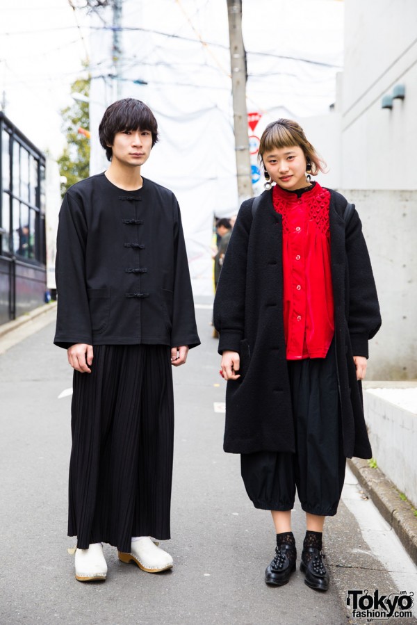 Harajuku Duo in Vintage Fashion w/ Comme des Garcons, Tokyo Bopper & an/eddy x nakamura coubou