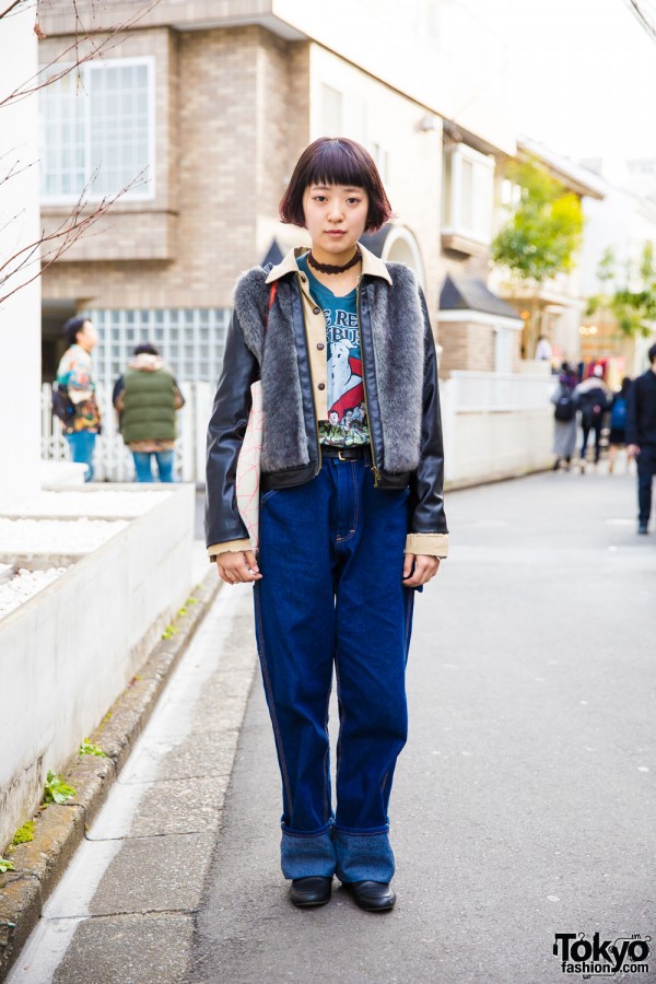 Harajuku Girl in Retro Style Fashion w/ Ghost Busters & Resale Clothing