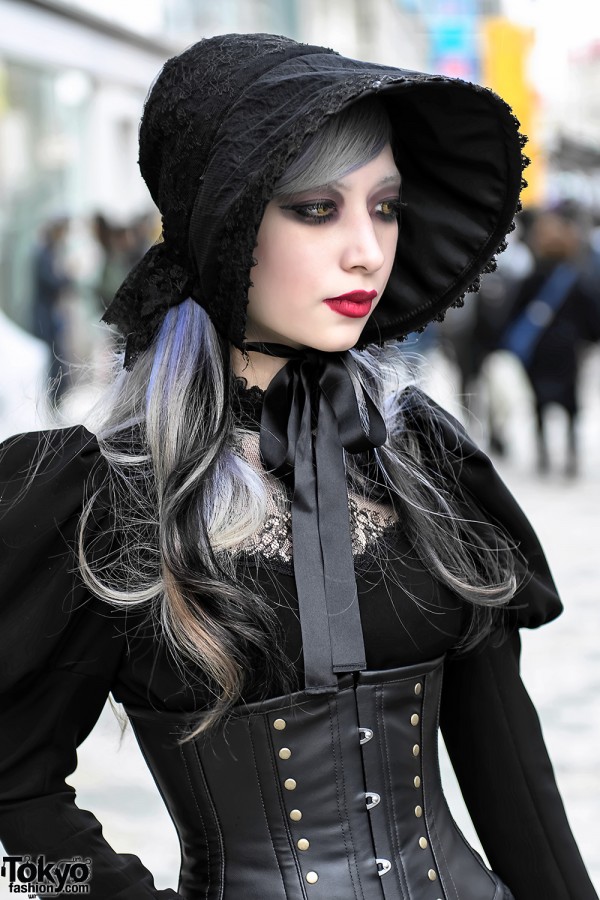 Harajuku Gothic Lace Street Style w/ Abilletage Corset & Vimoque