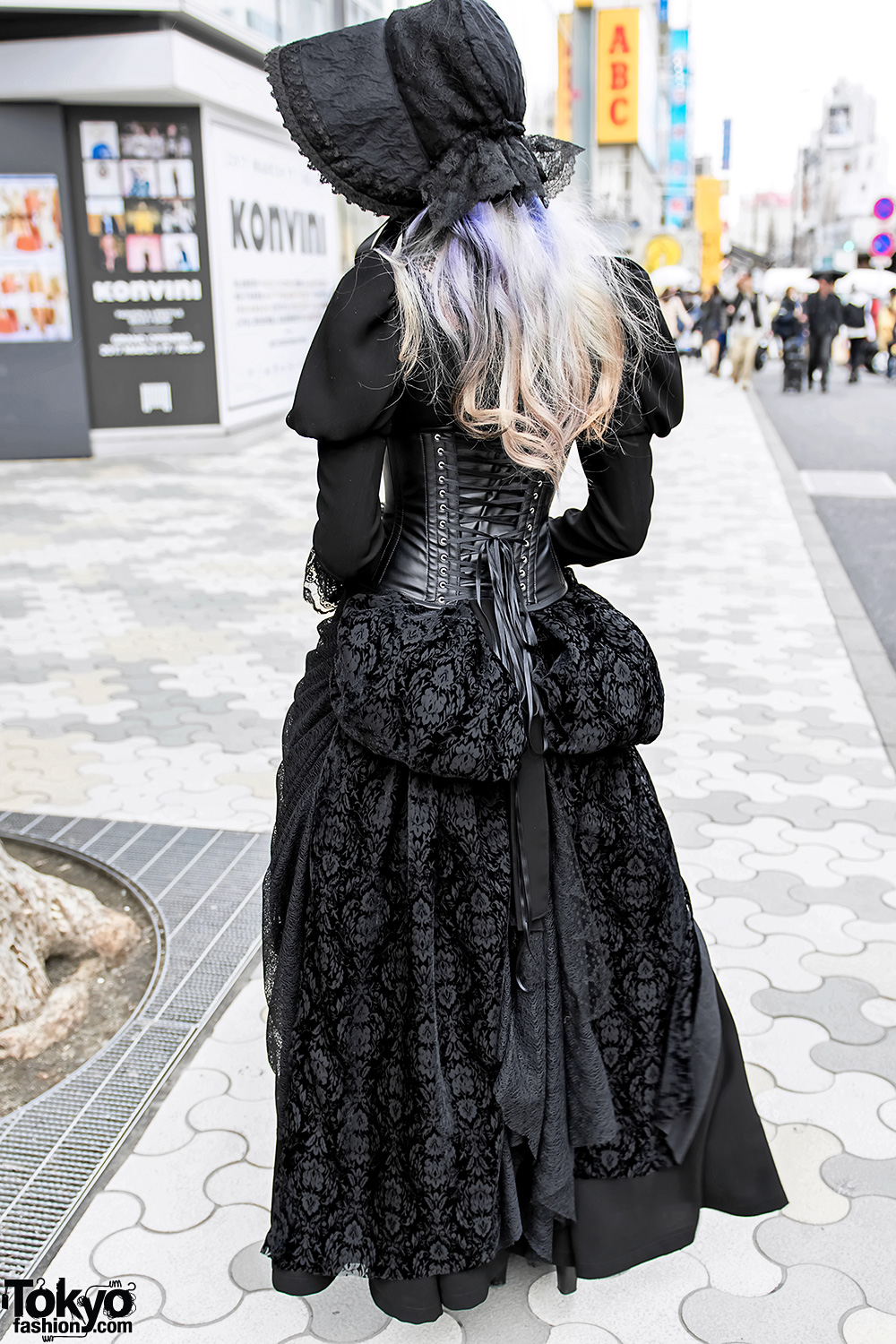 Harajuku Gothic Lace Street Style w/ Abilletage Corset & Vimoque