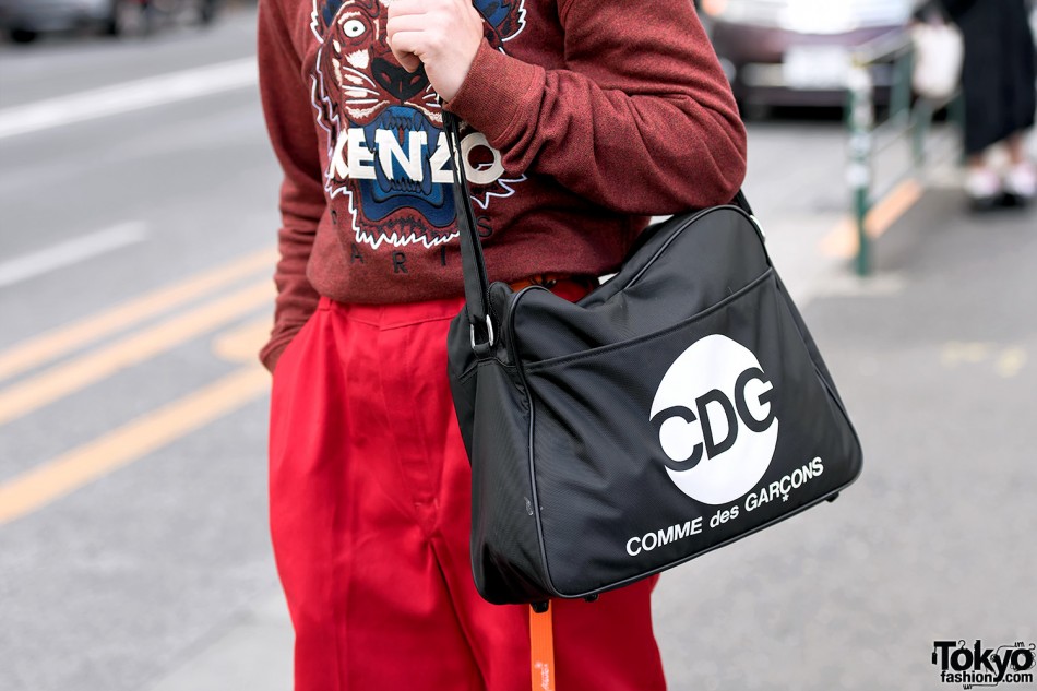 Harajuku Guys in 99%IS- Leather Jacket, Kenzo Sweater & Comme Des ...