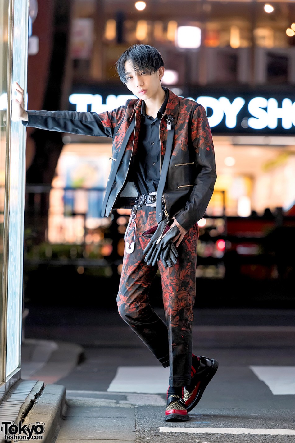 Paul Smith Rose Print Suit, Saint Laurent & 99%IS- On The Street in ...