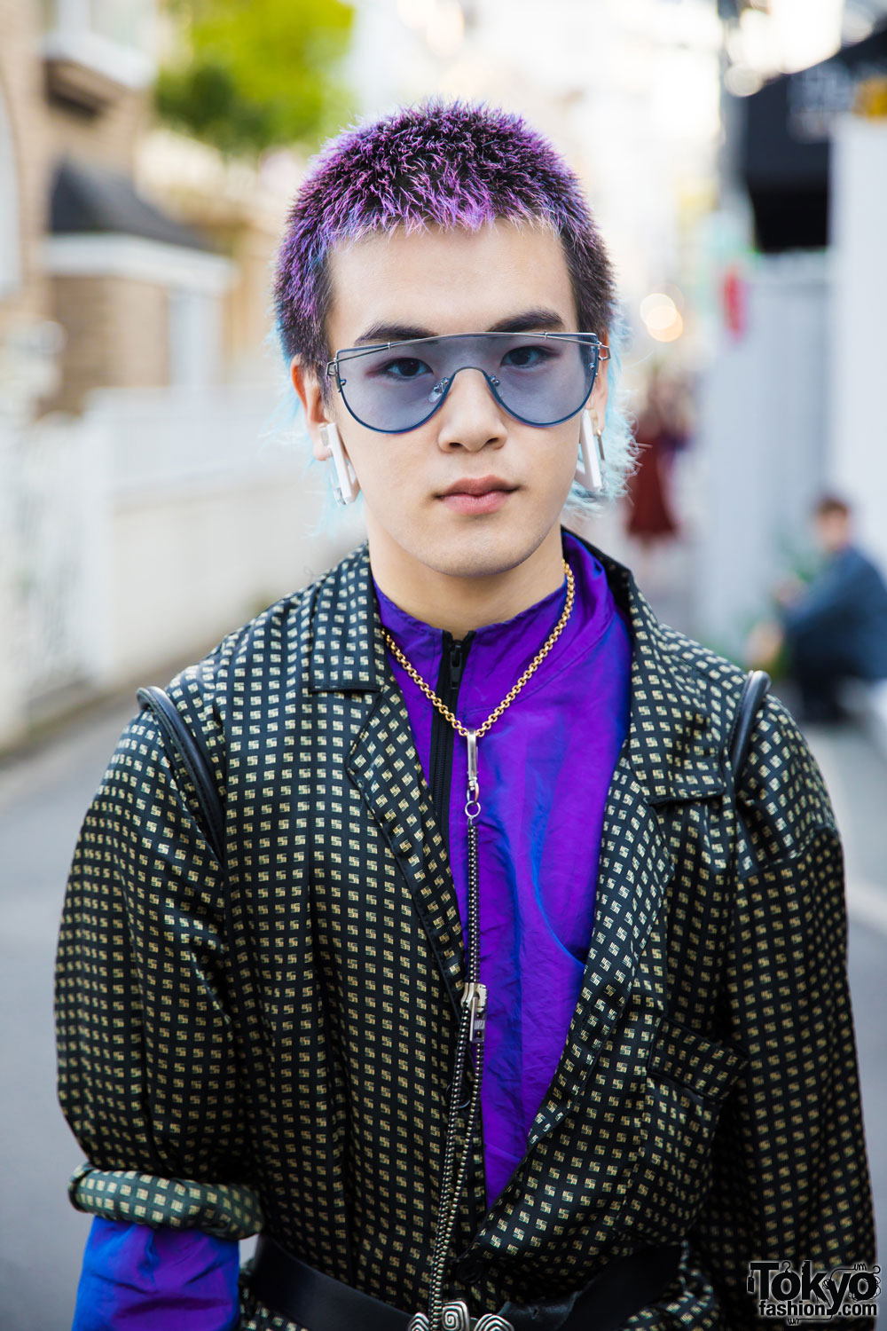 Purple & Blue-Hair & Resale Street Fashion w/ Kinji Harajuku & L.T ...