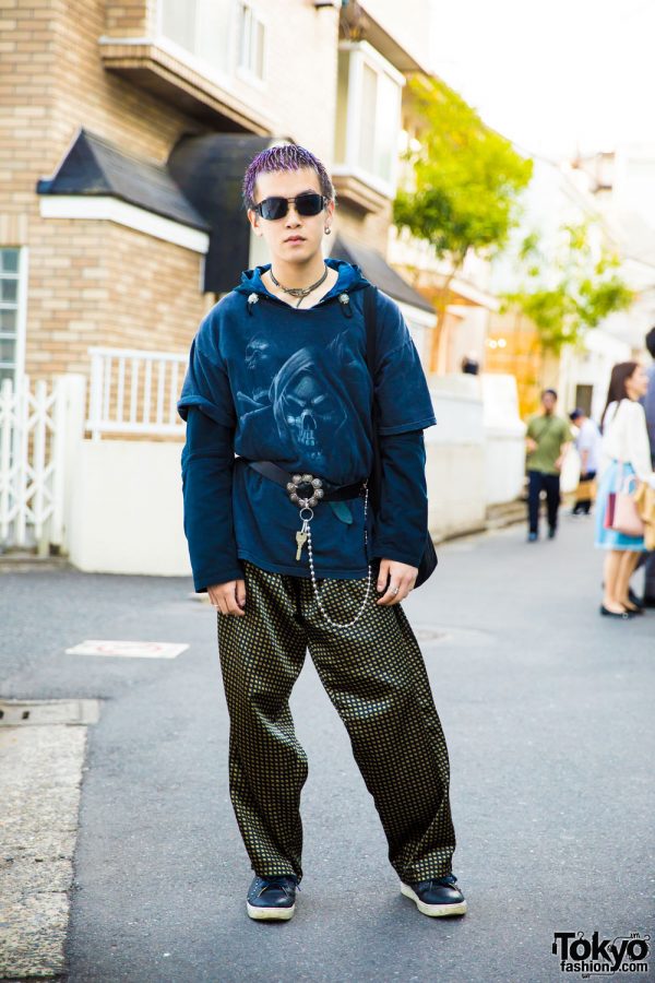 Harajuku Guy in Streetwear by L.T.Tokyo, Sullen, Resale Shops & Ham