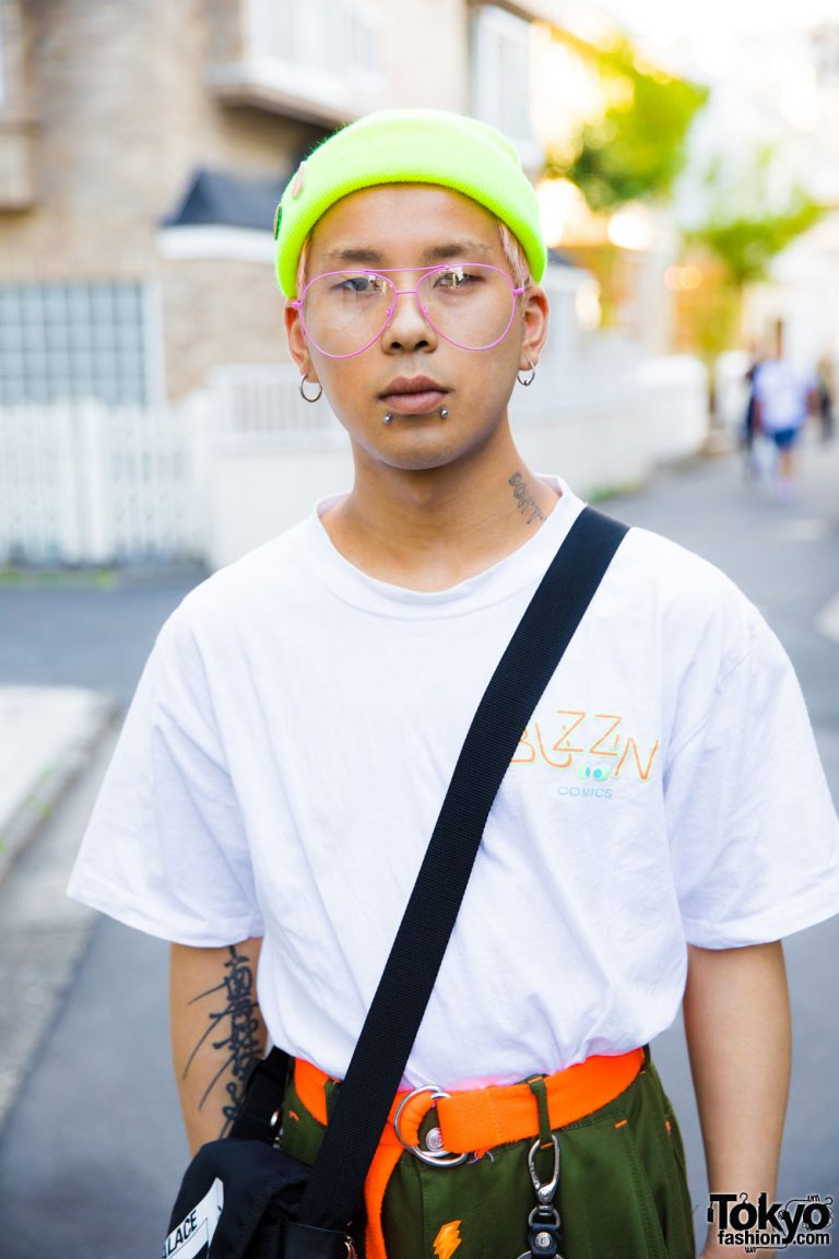 Harajuku Guy in Vintage Street Style w/ W