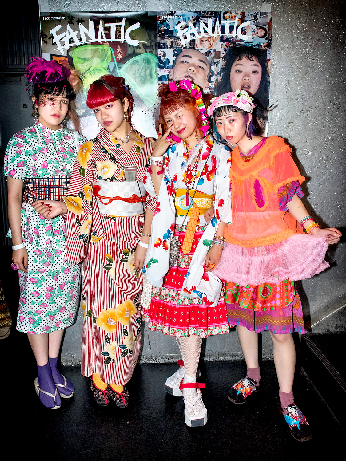 Tokyo Fashion Snaps at Fanatic Magazine Party, Summer 2017