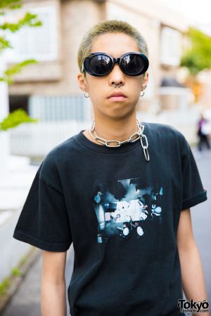 Vintage Inspired Harajuku Mens Street Style w/ Chain Necklace ...
