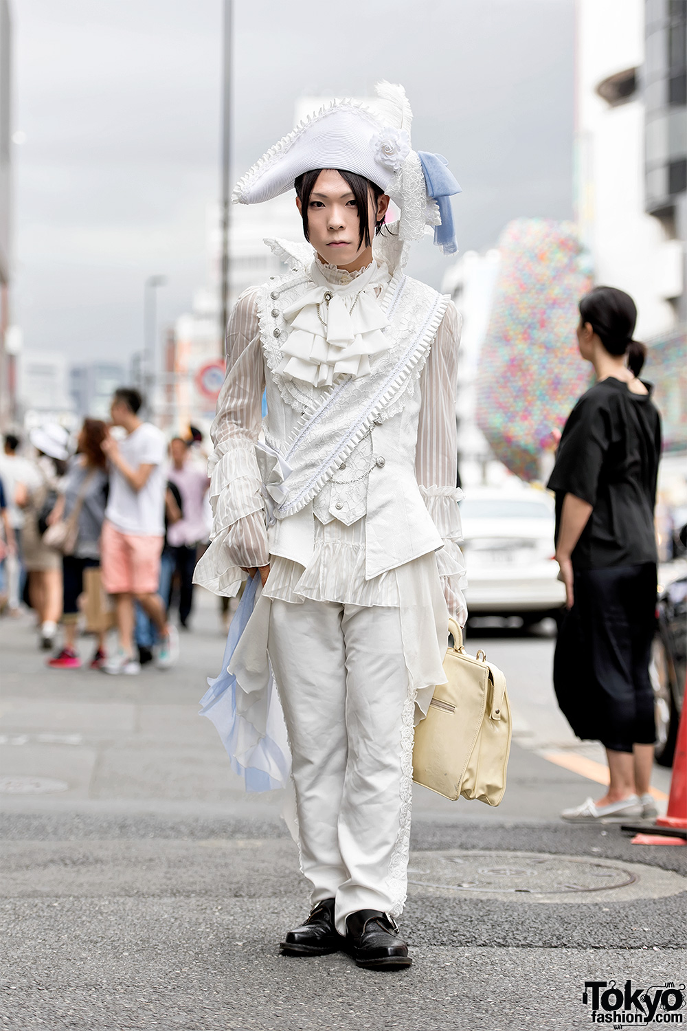 White Pirate Inspired Fashion by Japanese Brand Alice and The Pirates in Harajuku