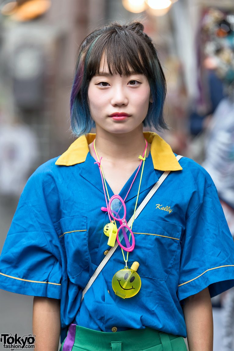 Harajuku Girl in RRR by Sugar Spot Factory, Pin Nap Vintage & Converse