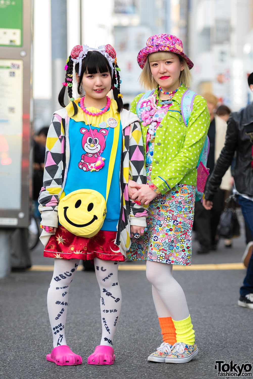 Japanese Decora Fashion in Harajuku w/ 6%DOKIDOKI, 2.5 Spinns, Romantic Standard, Swimmer, Daisy Lovers, Angel Blue