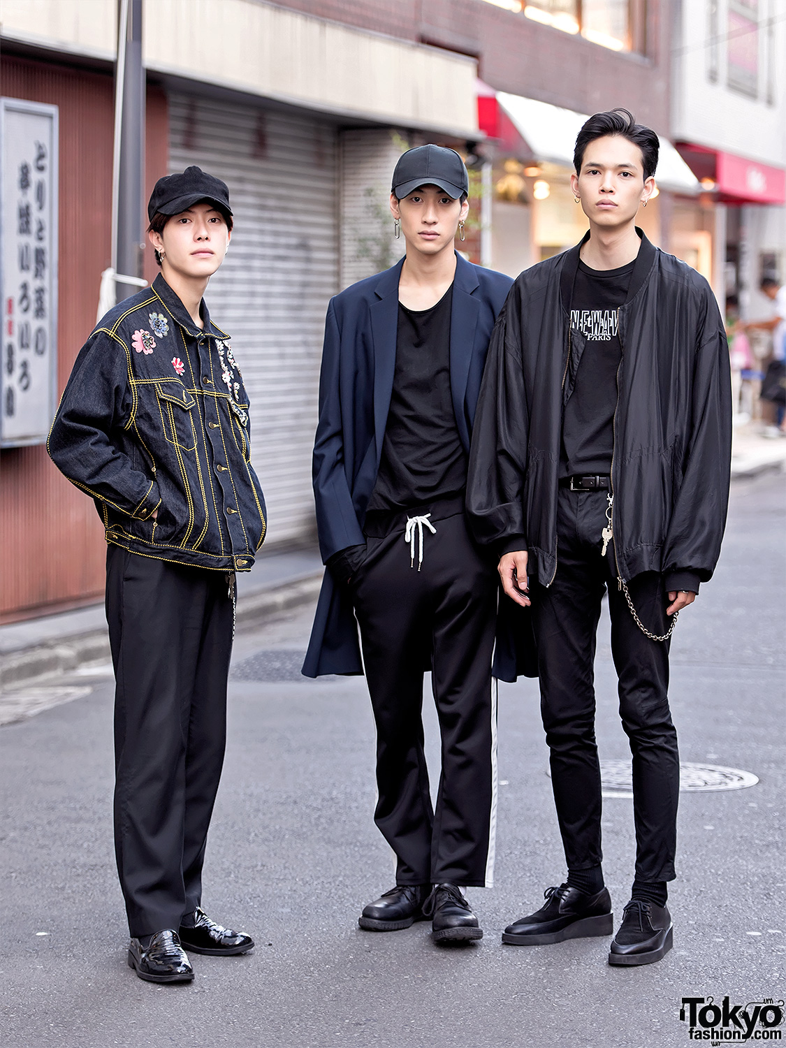 Harajuku Male Models Wearing Lad Musician, Dior Homme, and Vintage Fashion