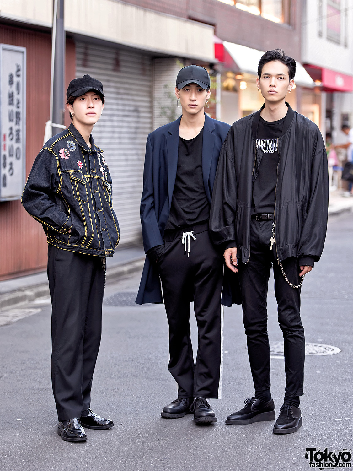 Harajuku Male Models Wearing Lad Musician, Dior Homme, and Vintage