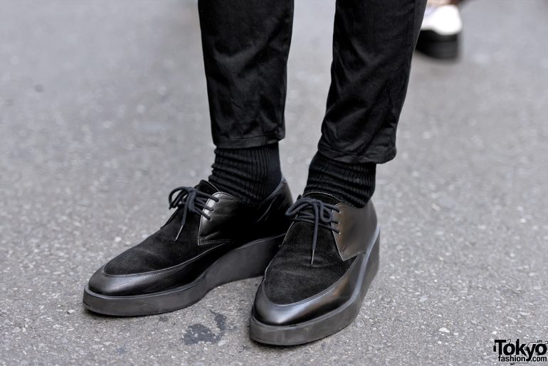 Harajuku Male Models Wearing Lad Musician, Dior Homme, and Vintage ...