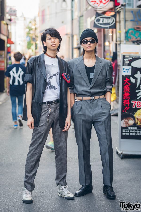 Harajuku Men’s Suit Styles w/ Raf Simons, Balmain, Destroy, Hilton, Converse, HardCover & Loewe