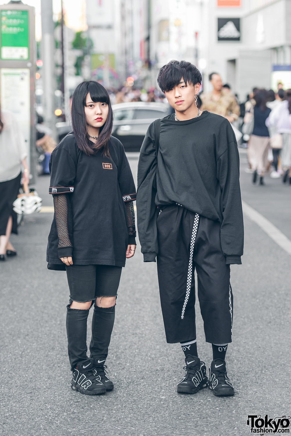 All Black Harajuku Streetwear w/ Never 