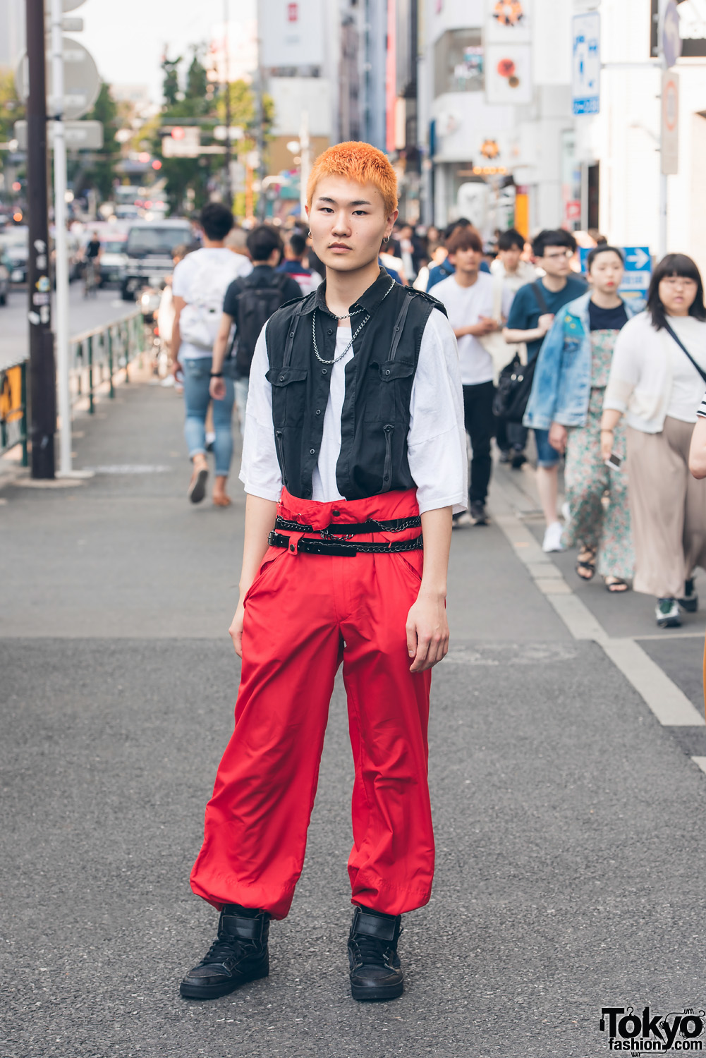 Harajuku Fashion Student in Japanese Streetwear by John Lawrence Sullivan & Unused