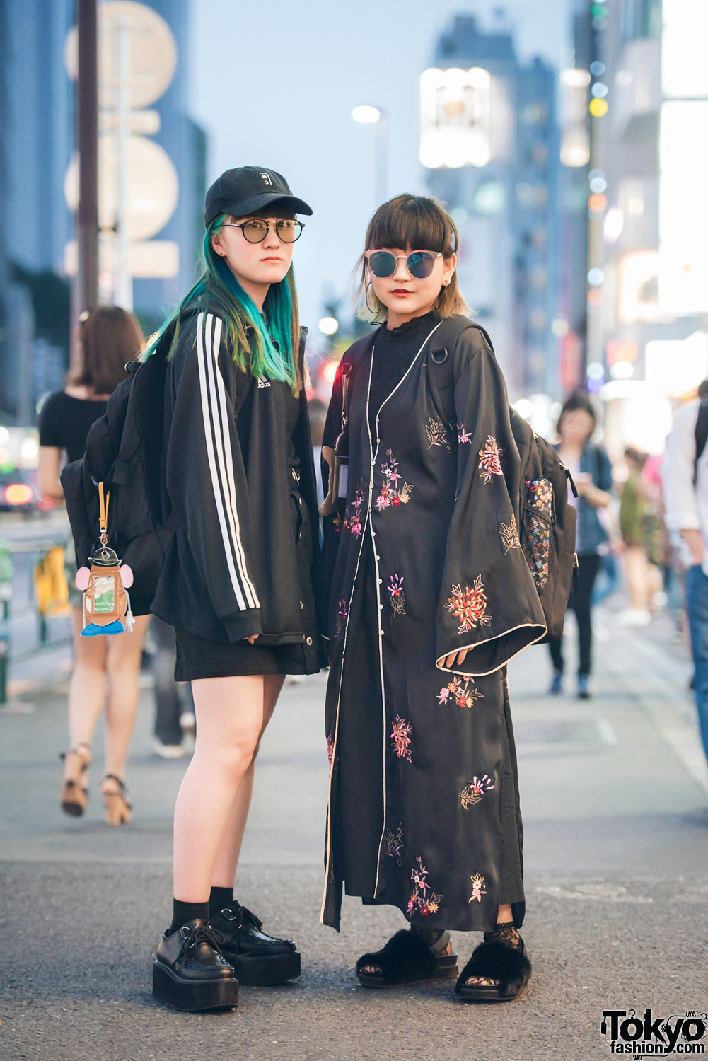 Harajuku Girls Street Styles w/ Kimono Coat, Sasquatch Fabrix, Yosuke, By Moss, Adidas & WEGO