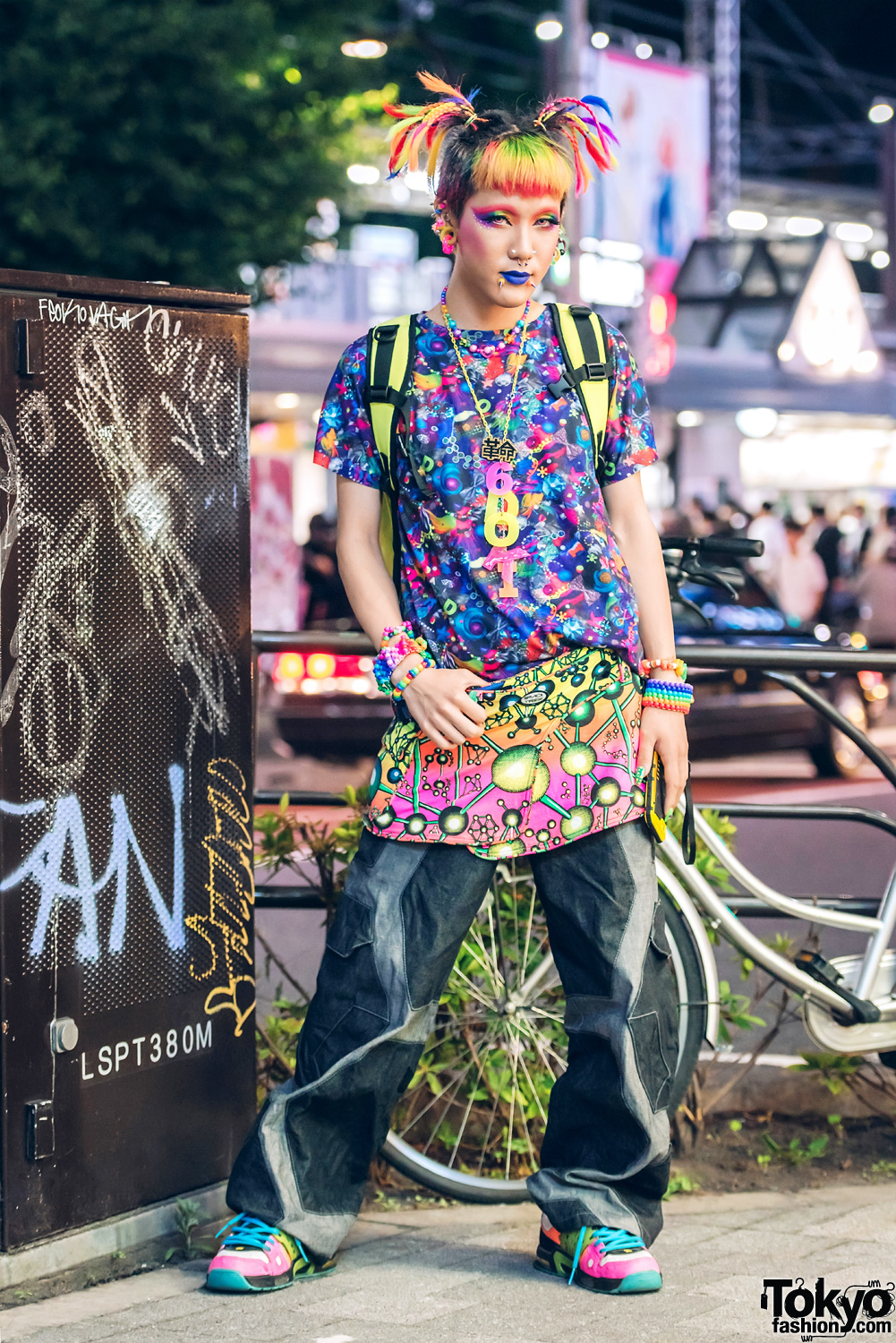 Neon Kawaii Harajuku Street Style w/ 6%DOKIDOKI, Space Tribe & Cyberdog