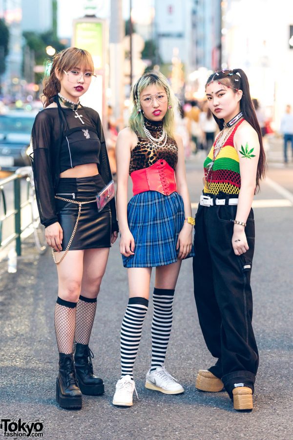 Harajuku Girls Streetwear by Dolls Kill, UNIF, Vidakush, Nakano Ropeway, Pinnap, Banny & Faith Tokyo