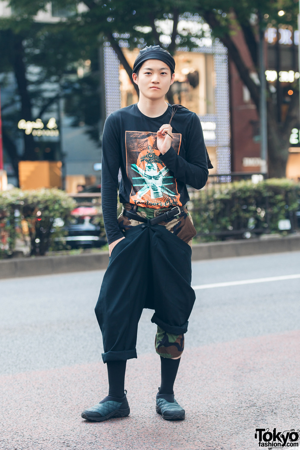 Harajuku Fashion Stylist in Layered Pants w/ John Galliano, Gucci & Vintage Items
