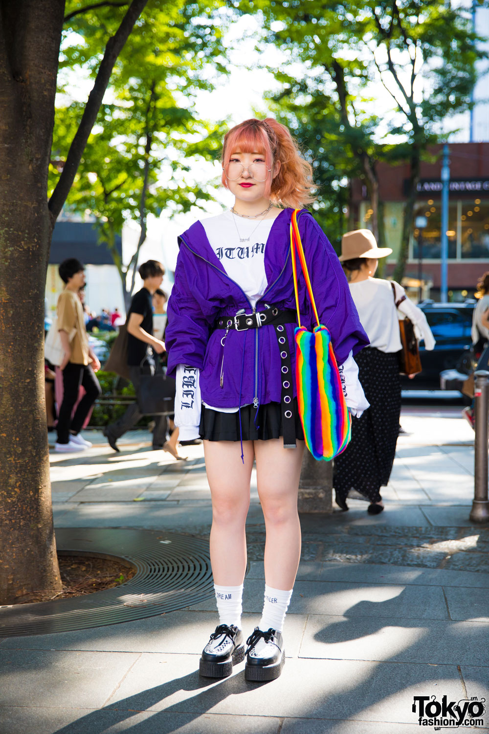 Harajuku Girl in Colorful Streetwear w/ Banny, Libitum Adlib, (ME) Harajuku & Oh Pearl