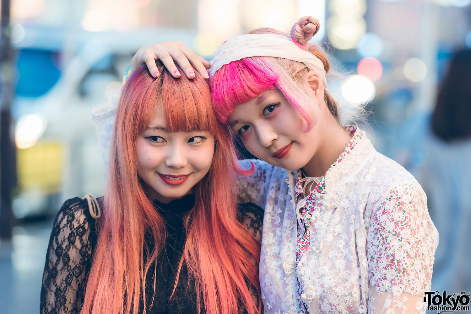 Harajuku Girls in Lace & Mixed Print Street Styles w/ Kinji, Swimmer ...