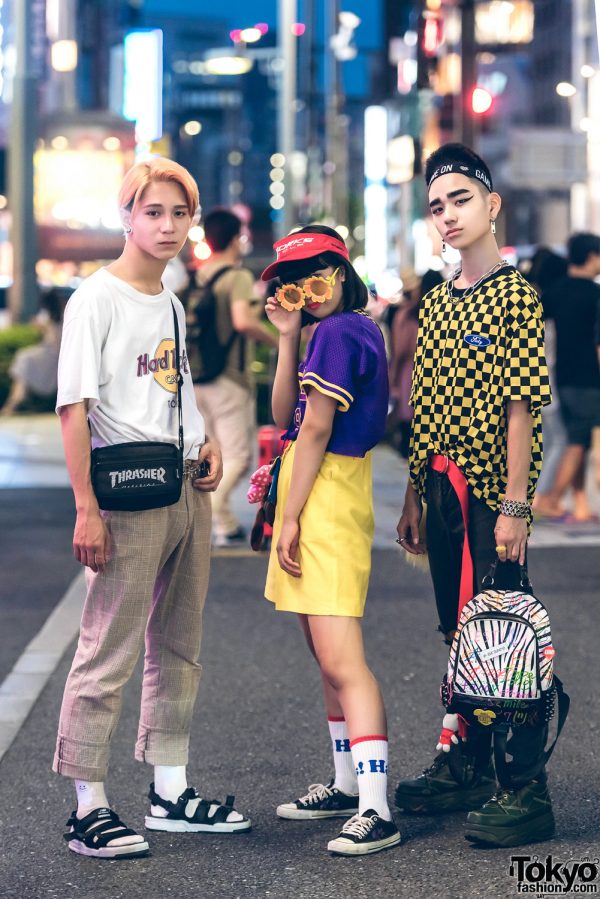 Colorful Fun Harajuku Street Styles w/ The Smurfs, Starlights, Thrasher & Minnie Mouse