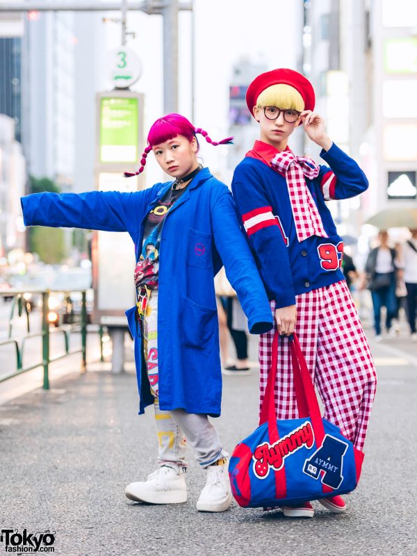 P-Chan & Karin Tempura Kidz in Harajuku w/ Colorful Kawaii Street Styles