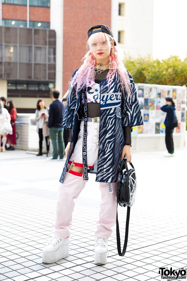 Pink Hair & Layered Tokyo Streetwear w/ Dog Harajuku, M.Y.O.B., Killstar, YRU, DVMVGE & Glad News