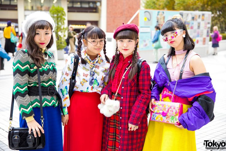 Tokyo Girls in Bold Colors & Prints w/ Ashinaga Ojisan, San-Biki No ...