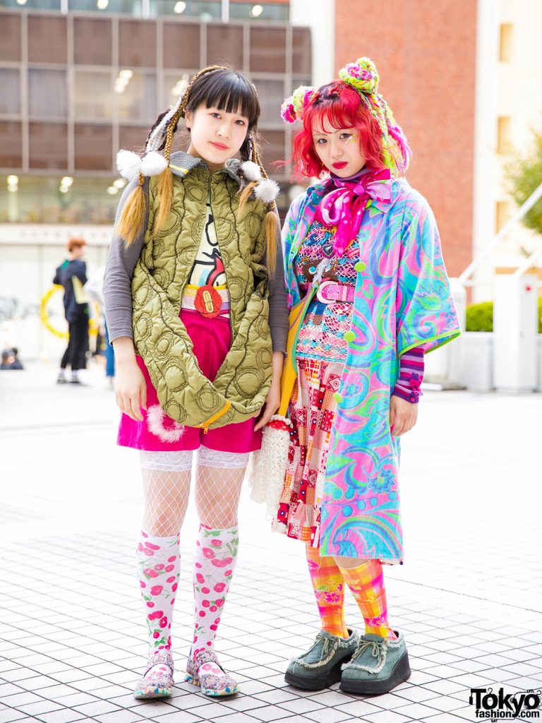 Colorful Mixed Prints Street Fashion w/ Angel Blue, Pom Pom Shop ...